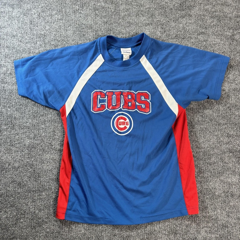 Chicago Cubs Shirt Boys XL Blue MLB Baseball Genuine Merchandise Youth Top